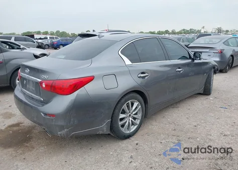 2015 Infiniti Q50 Premium from USA, damaged, VIN JN1BV7AP2FM354587